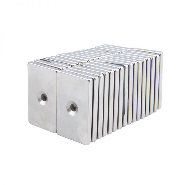 Countersunk Magnet Customized Industrial Strong NdFeb Rectangular Pot