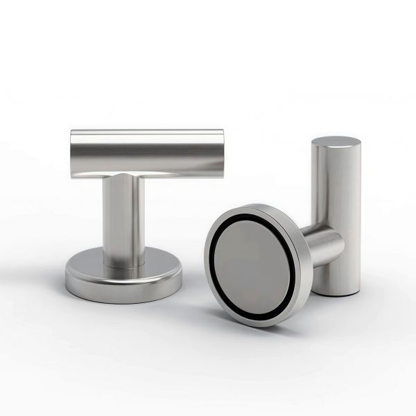 Strong Magnetic Coat Hooks Neodymium Magnetic Robe Hook for Door Refrigerator Locker Bathroom