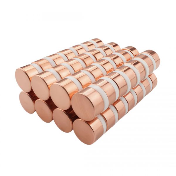 Customized N52 Permanent Copper Plated Magnet Super Strong Neodymium Magnet for Industry