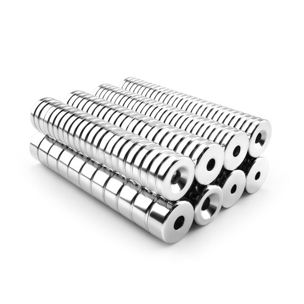 Countersunk Neodymium Magnet Strong Rare Earth Magnet with Screw Hole for Mounting Fixing
